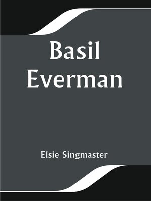 cover image of Basil Everman